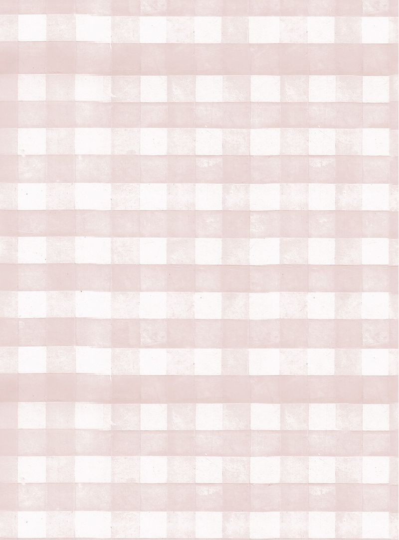 papel de parede xadrez rosa - Branco Casa